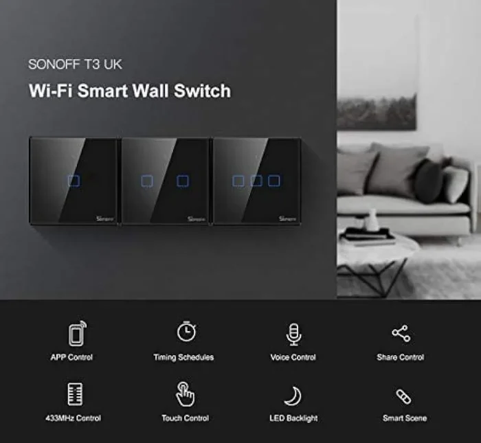 SONOFF WiFi Smart Wall Touch Switch