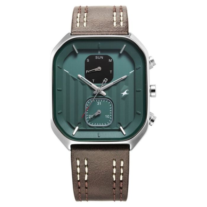 Fastrack Fleek Quartz Multifunction Dial Stainless Steel Strap Watch For Guys