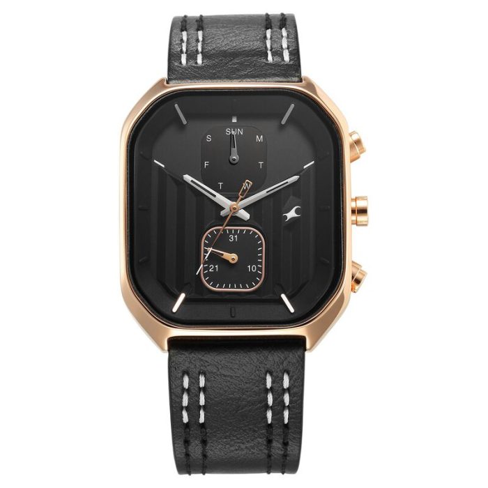 Fastrack Fleek Quartz Multifunction Dial Stainless Steel Strap Watch For Guys