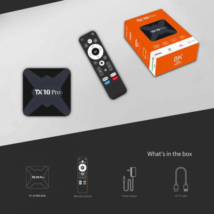 TX10 Pro 8K Android TV Box