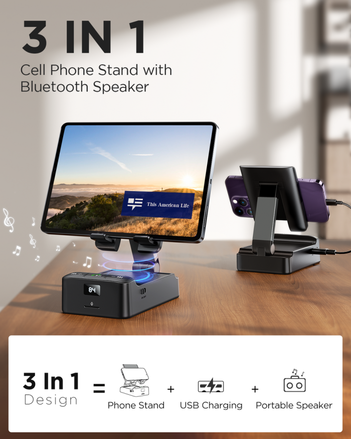 JR-MH01 3-in-1 Multifunctional Wireless Speak