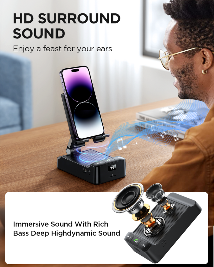 JR-MH01 3-in-1 Multifunctional Wireless Speak