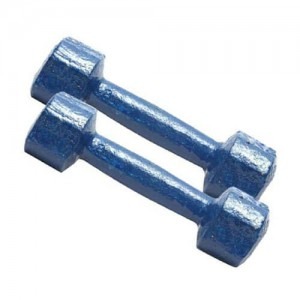 3kg Navy Blue Dumbbell Set - 1 pair Made in Bangladesh