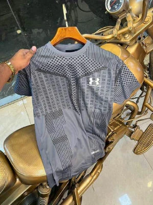 Mesh Half Sleeve T-Shirt For Men