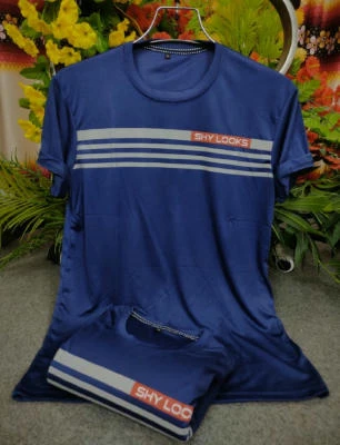 Mesh Half Sleeve T-Shirt For Men