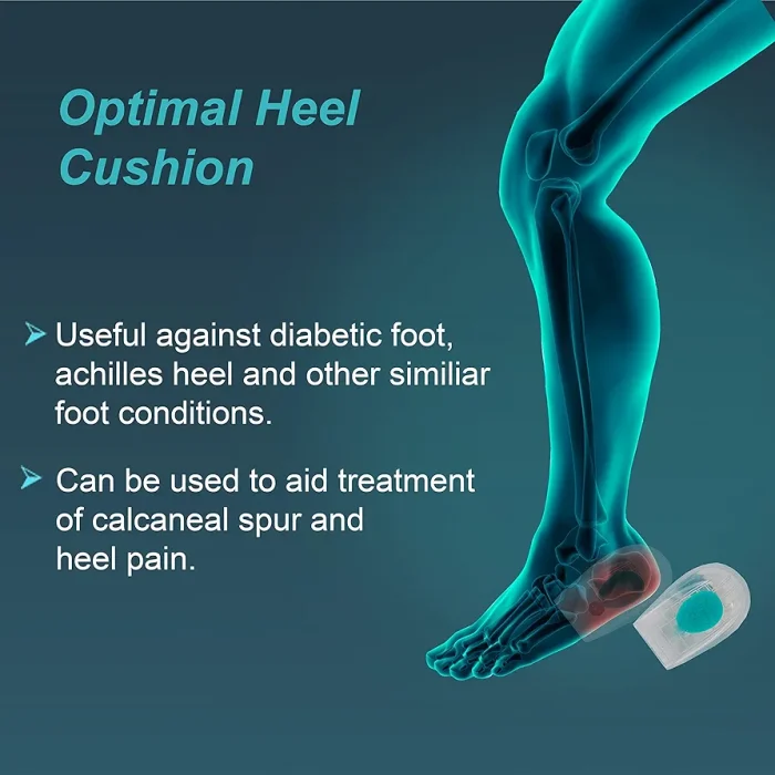 Tynor K 02 Heel Cushion Silicone Pair