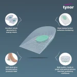 Tynor K 02 Heel Cushion Silicone Pair