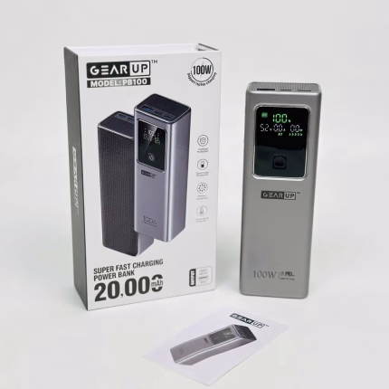 GearUP PB100 100W Super Fast Power Bank – 20,000mAh