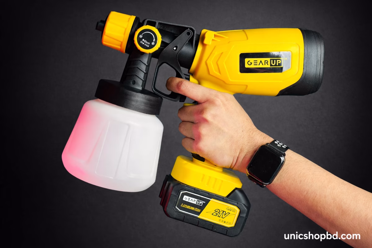 GearUP Rechargeable Cordless Paint Spray Machine