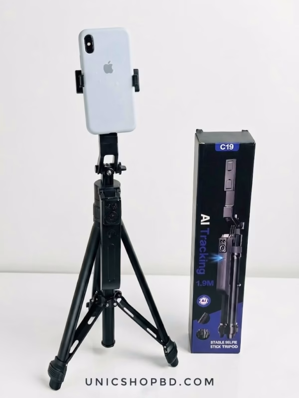 C19 AI Face Tracking Selfie Stick Tripod
