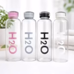H2O Borosilicate Glass Water Bottle