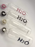 H2O Borosilicate Glass Water Bottle