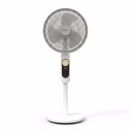 GearUP Premium Series Rechargeable BLDC Solar Stand Fan (AC+DC) – 25W Solar Panel Included