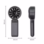 JisuLife Handheld Fan Life 7-Black (3600mAh)