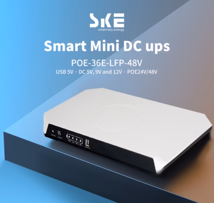 SKE POE-36E-LFP 20,000mAh Mini DC UPS