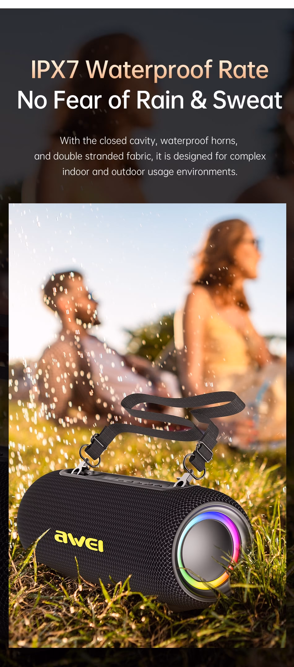 Awei Y1000 Stereo Sound Wireless Speaker