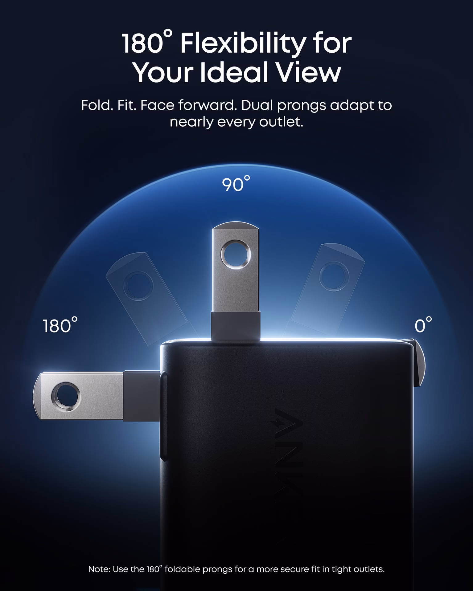 Anker Nano 45W GaN Fast Charger with Smart Display (A121D)