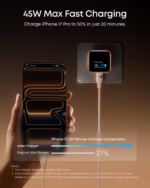 Anker Nano 45W GaN Fast Charger with Smart Display (A121D)