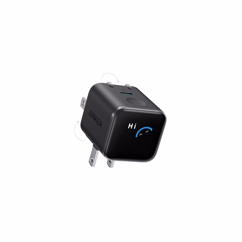 Anker Nano 45W GaN Fast Charger with Smart Display (A121D)