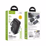 Hoco DYM12 22.5W Fully Compatible 20000mAh Power Bank with Built-in Cables