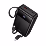 Hoco DYM12 22.5W Fully Compatible 20000mAh Power Bank with Built-in Cables
