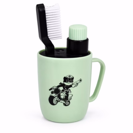 Portable Travel Toothbrush Holder Set with Toothbrush & Toothpaste Cup