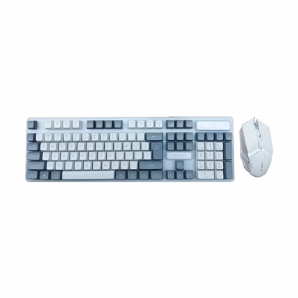 AULA F3061 Wired Keyboard & Mouse Combo (Grey White