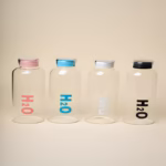 H2O Borosilicate Glass Water Bottle